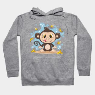 Cute Cartoon Monkey Hoodie